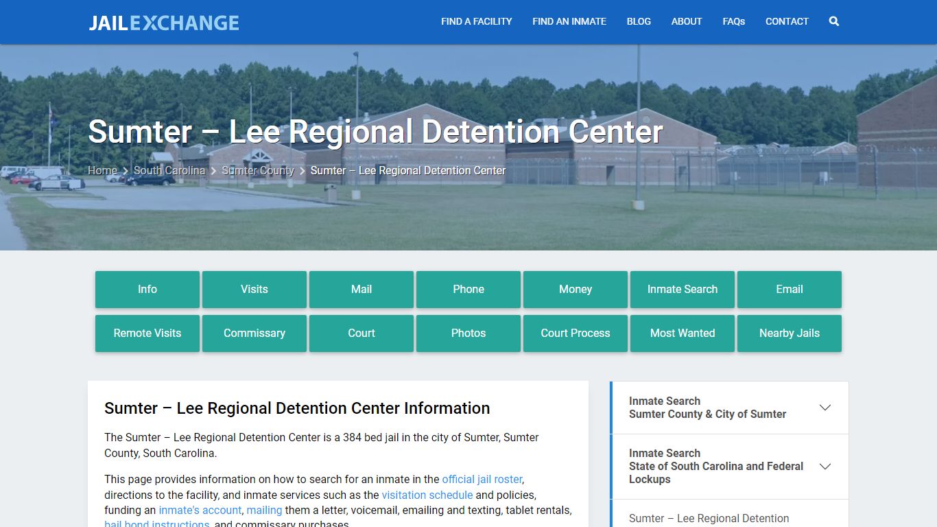 Sumter – Lee Regional Detention Center - Jail Exchange